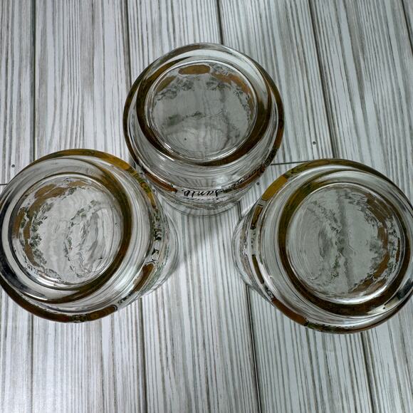 Libbey "Bonne Santé" Spice of Life Vintage Glasses Tumblers Set Of 3 Cottagecore - Picture 7 of 8